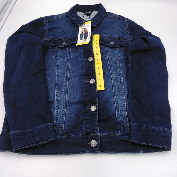 buffalo knit denim jacket